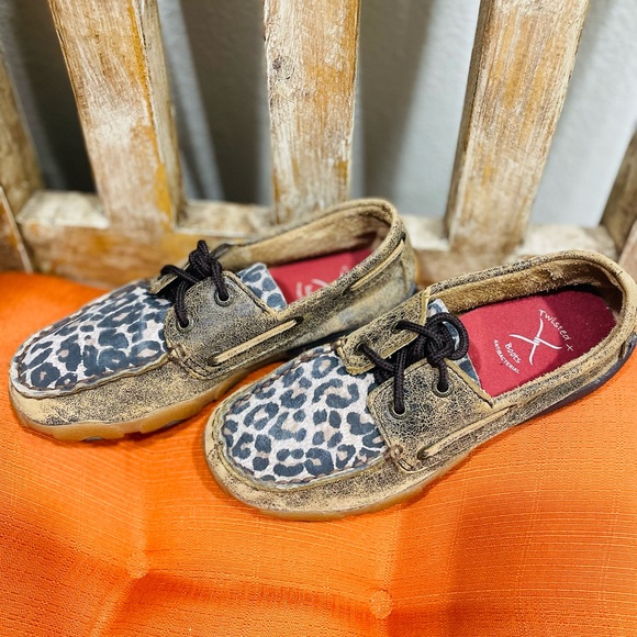 Twisted X Driving Moc Boat Shoe (Toddler/Little Kid) - Picture 2 of 7